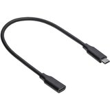 Akyga USB kabel USB-C® vtič\, USB-C® vtičnica 0.30 m črna AK-USB-32, (20578018) | Shoptok.si