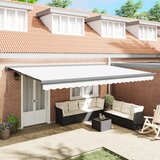 vidaXL Automatska uvlačiva tendu bijela 500x300 cm | shoptok.hr