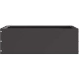 vidaXL Robovi trave 6 pcs Črna 40 x 40 x 13 cm Jeklo | Shoptok.si