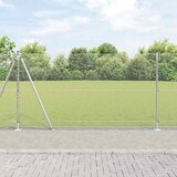  Heksagonalna ograda s betonskom osnovom 10 x 1,2 m Srebrna | shoptok.hr