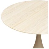 House Nordic Kaki zelena okrogla klubska mizica s stekleno mizno ploščo ø 70 cm Pienza – | Shoptok.si