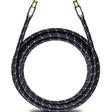 Oehlbach antene\, SAT priključni kabel [1x 75 Ω antenski ženski konektor - 1x 75 Ω antenski moški konektor] 2.20 m 125 dB pozlačeni konektorji\, obložen črna\, siva XXL® Transmission Ultra, (20439989) Cene