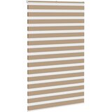 Zebra zavjesa Pješčano smeđa 145x200 cm Širina tkanine 140,9 cm Poliester | shoptok.hr