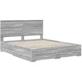  Konstrukcija postelje Siva Sonoma 160 x 200 cm Konstruiran les, (5000103560) | Shoptok.si