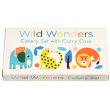 REX International Krem dječji pribor za jelo 2 kom od nehrđajućeg čelika Wild Wonders – | shoptok.hr