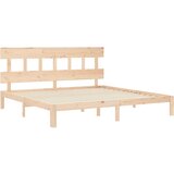  Okvir kreveta bez madraca 200 x 200 cm od masivne borovine | shoptok.hr