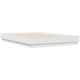  The Living Store Posteljni okvir bel 150x200 cm inženirski les - Posteljni Okvir, (21523908) | Shoptok.si