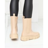 Resti Women's platform boots in beige Couell- Footwear | ePonuda.com