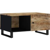Maison Chic Klubska mizica - kavna mizica - Nizka mizica 80x50x40 cm trden mangov les in inženirski les, (21754051) Cene