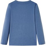  Dječja majica s dugim rukavima plava prošarana 116 | shoptok.hr