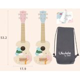 Classic World Klasična svjetska drvena ukulele gitara za djecu ružičasta | shoptok.hr