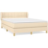  S oprugama i madracem krem 140x200 cm od tkanine | shoptok.hr
