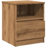 Maison Chic Nočna omarica - Nočna miza artisan hrast 40x40x50 cm inženirski les, (21686965) Cene
