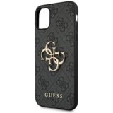Guess GUHCN614GMGGR silikonski ovitek za iPhone 11 - črn z zlatim logom Cene