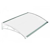  Nadstrešnica Za Vrata 82x120cm Bela Baza Ploča Opal 6mm | Eponuda.com