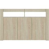 vidaXL Komoda s LED svjetlima boja hrasta sonome 115,5 x 30 x 75 cm | shoptok.hr