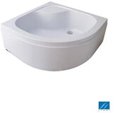 Linni Tuš kada duboka sa oblogom i postoljem R80x35cm Classic | ePonuda.com