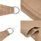  Jedro za zaštitu od sunca 160 g/m² sivosmeđe 3 x 4 x 4 m HDPE | shoptok.hr