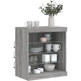  Komoda s LED svjetlima boja sivog hrasta 60,5x37x67 cm | Eponuda.com