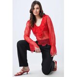 Trend Alacati Stili Ženska bluza Alc-X14727, Crvena | Eponuda.com