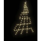 vidaXL LED božično drevesce med 112 LED Toplo bela 511 cm Kovina | Shoptok.si