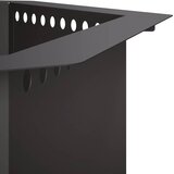  Prsten za vatru Crna 80 x 80 x 25 cm Čelik | shoptok.hr