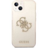 Guess GUHCP14SPCUGL4GTR ovitek za iphone 14 6.1 - prozoren z zlatimi bleščicami | Shoptok.si