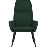  Stolica za opuštanje od tkanine tamnozelena | shoptok.hr