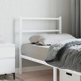  The Living Store Kovinsko vzglavje belo 75 cm - Vzglavje, (21442609) Cene