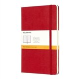 Moleskine Bilježnica A5, tvrde korice, crvena - s crtama | shoptok.hr