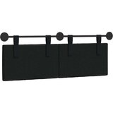  Držeće uzglavlje Zidne Crna 130 x 55 x 7 cm Baršun - Crna 120 cm bez LED | shoptok.hr