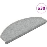  Prostirke za stepenice 30 kom 65x24x4 cm svijetlo sive poluokrugle velike | shoptok.hr