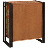  Noćni ormar Šareni 66 x 35 x 76 cm masivno obnovljeno drvo | Eponuda.com