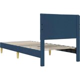  Okvir za krevet s uzglavljem Plava 100 x 200 cm tkanina - Plava 100 x 200 cm | shoptok.hr