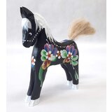  Crno obojen drveni konj | shoptok.hr
