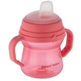 Canpol šolja sa silikonskim kljunom 150ml, Pink Cene
