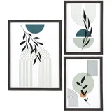 Crni viseći okviri u setu 3 kom 30x40 cm Aspen –