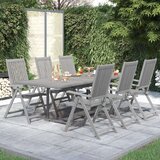  7-dijelni vrtni blagovaonski set od masivnog bagremovog drva | shoptok.hr