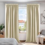 DECONOVO 2x 175×140cm Zatemnitvene zavese z nabiralnim trakom | Shoptok.si