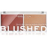 Revolution Relove colour Play Blushed Duo Blush & Highlighter paleta sa highlighterom i rumenilom 5,8 g nijansa Kindness Cijene