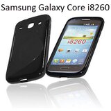  Gumijasti / gel etui S-Line za Samsung Galaxy Core i8260 - črni | Shoptok.si