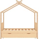  Okvir za dječji krevet s ladicom 80x160 cm od masivne borovine | Eponuda.ba