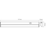 Osram LED svetlo za ispod kuhinjskih elemenata LINEAR LED/6W/230V 3000K 35,7 cm srebrno | Eponuda.com