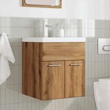 vidaXL 2-dijelni set kupaonskog namještaja käsityöläinen tammi | shoptok.hr