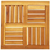 Stolna ploča 50x50x2 cm četvrtasta od masivnog drva bagrema | Eponuda.com