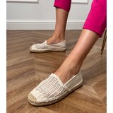 D/CEO Beige lace platform espadrilles Plevis | shoptok.hr