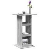  Barski stol s prostorom siva boja hrasta 60x60x102 cm drveni | shoptok.hr