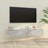 vidaXL Zidni TV ormarići 2 kom sivi 100 x 30 x 30 cm konstruirano drvo Cijene