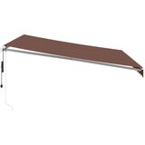Tenda na automatsko uvlačenje s LED smeđa 400 x 300 cm | shoptok.hr