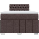  Krevet box spring s madracem tamnosmeđi 120 x 190 cm od tkanine | shoptok.hr
